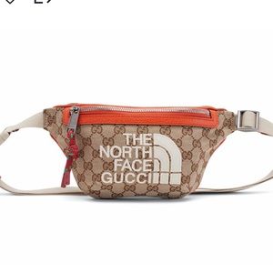 North face x Gucci collab belt bag/crossbody UNISEX